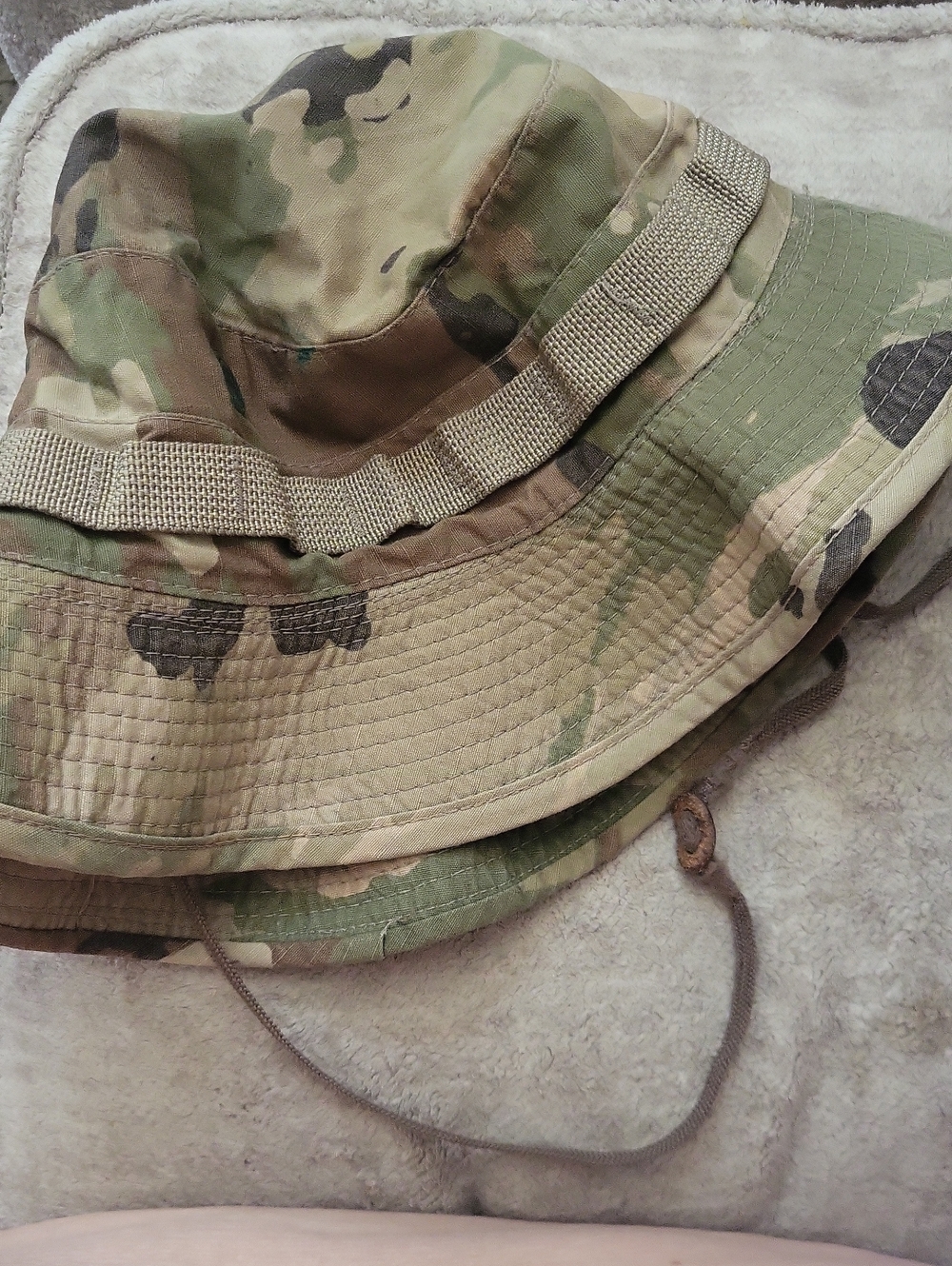 Multicam Camo Boonie Hat - Olive/Tan/Green